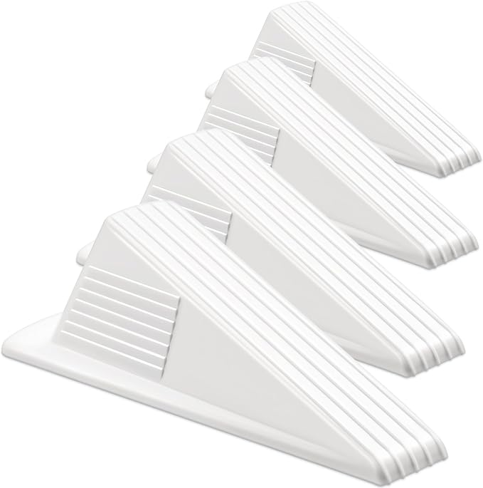Frienda 4 Pcs Jumbo Door Stoppers Heavy Duty Door Stopper Tall up to 2inch Tall