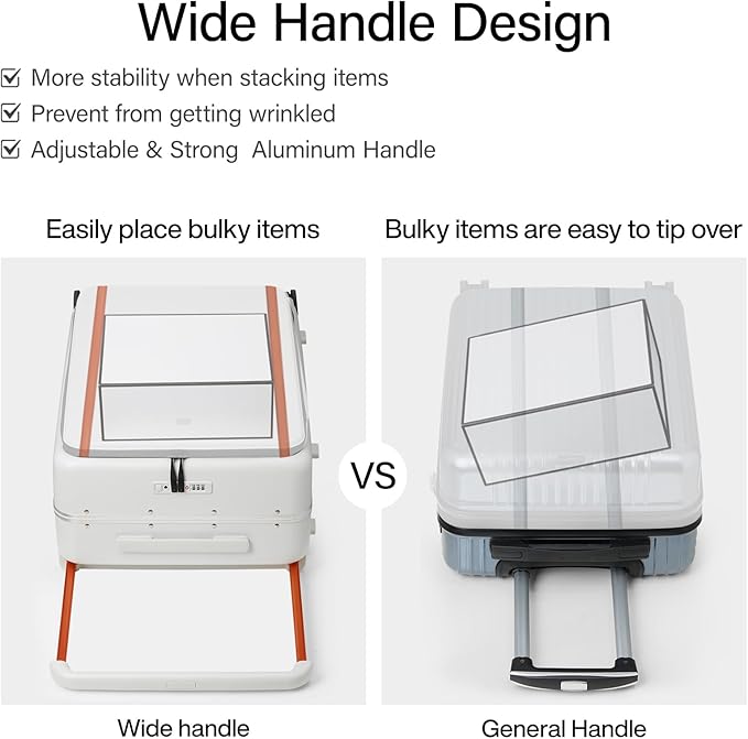 Hanke Top Opening 24 Inch Luggage