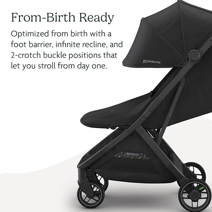 UPPAbaby Minu V3 Travel Stroller | Lightweight + Compact Design | One-Hand Fold