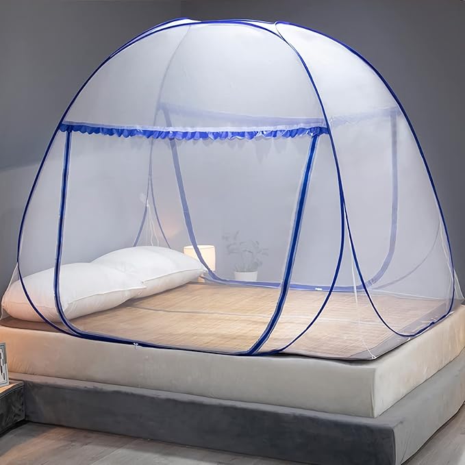 HARWAVE Mosquito Net for Bed, Folded Size 12 inch Portable Camping Travel