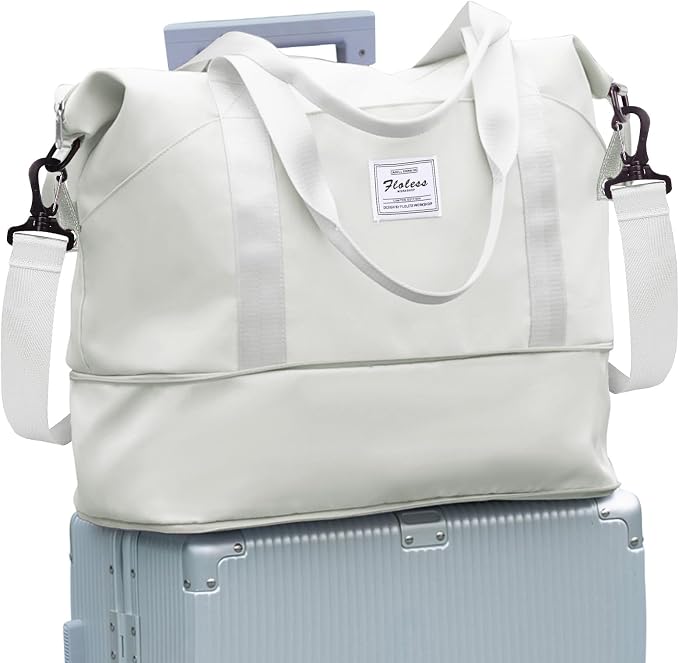 Travel Duffel Bag, Sports Tote Gym Bag, Shoulder Weekender Overnight Bag