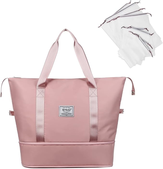 NPBAG Women Travel Duffel, Gym Workout Overnight Bag, Mommy Hospital Bag