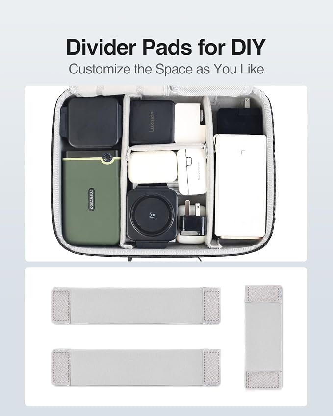 Luxtude Electronic Organizer Travel Case Large, Hard Case