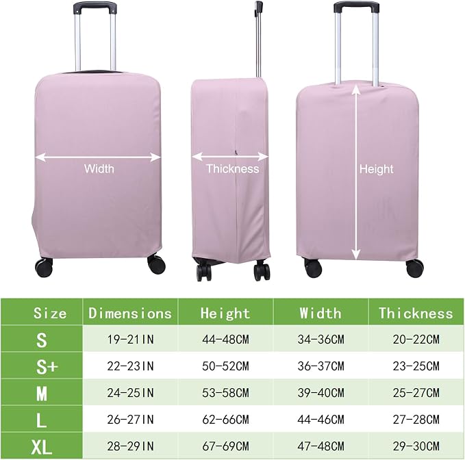 PATIKIL Luggage Cover, Suitcases Covers Elastic Carry on Cover Protector