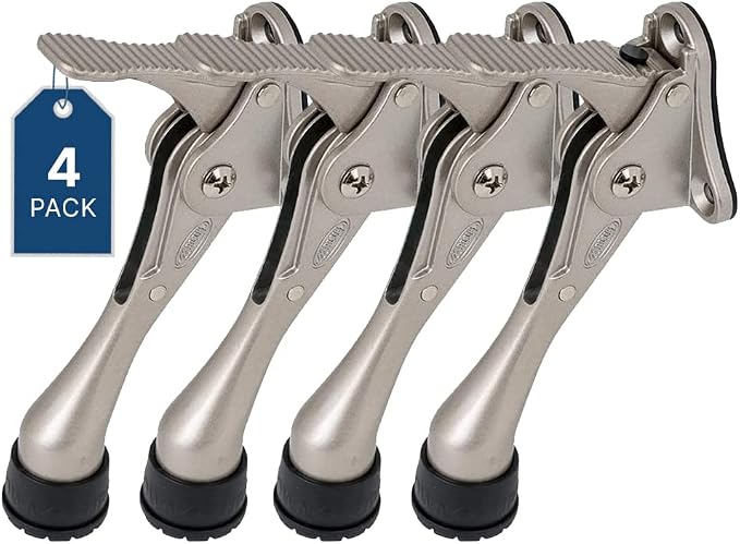 One Touch Kickdown Door Stopper, Door Holder, Heavy Duty Door Stops, Bottom of