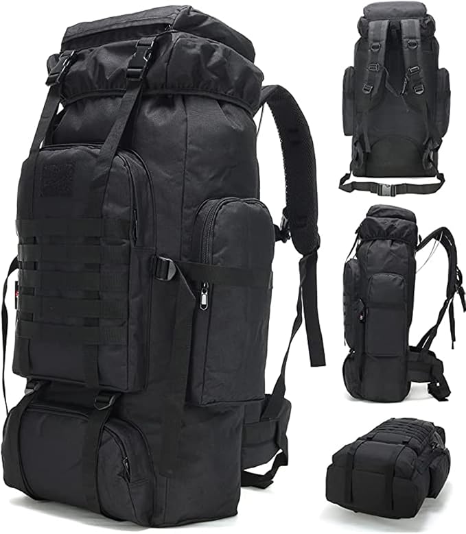 King'sGuard 70L Camping Hiking Backpack Tactical Backpack Military Molle