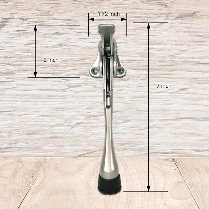 Door Stopper, One-Touch semi-Automatic Metal Door Stopper,