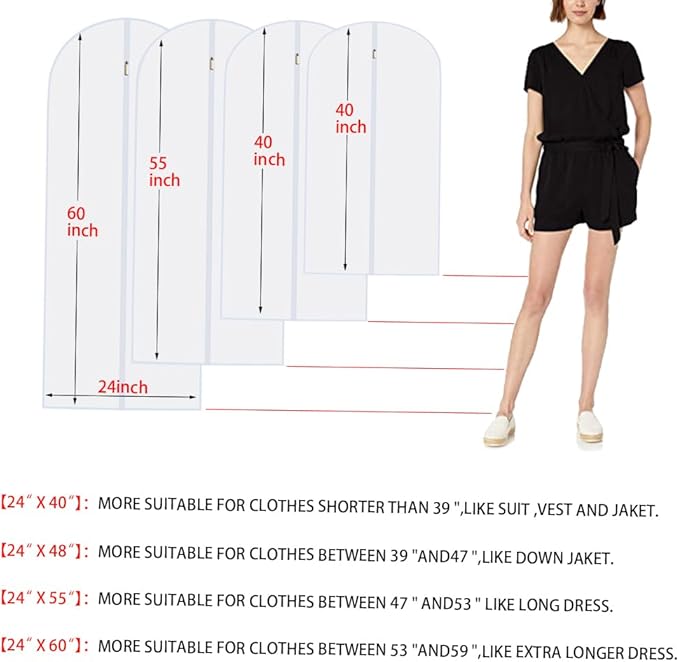 Garment Bags Clothes Storage Bag Closet Cover