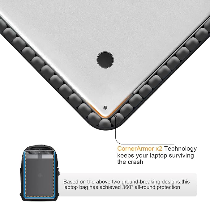 Canvas Laptop Backpack-Anti Theft Bag