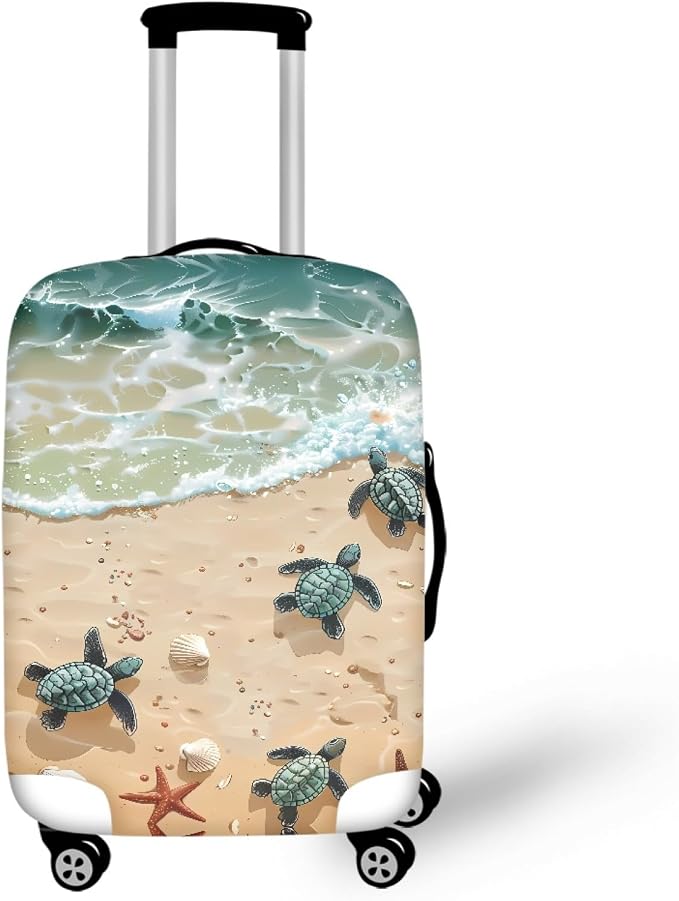 Sea Turtles Luggage Cover Anti-scratch Dustproof Suitvase Protector Fits 26-29