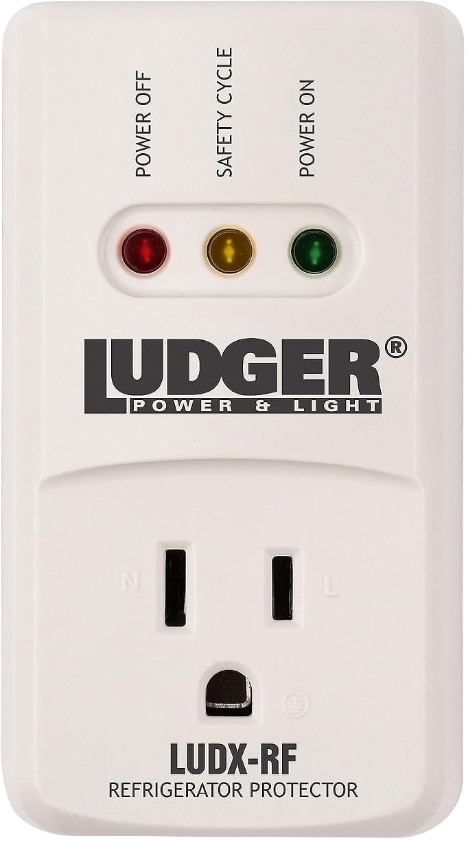 Ludger Power Surge Protector for Refrigerator, ETL Certified, Connects to Most