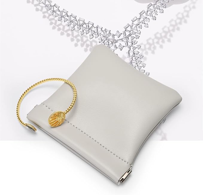 PU Leather Jewelry Travel Bag Leather Jewelry Pouch Christmas, Wedding Party