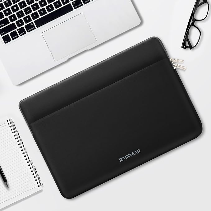 RAINYEAR Laptop Sleeve Case 15 16 Inch, Protective Portable Case