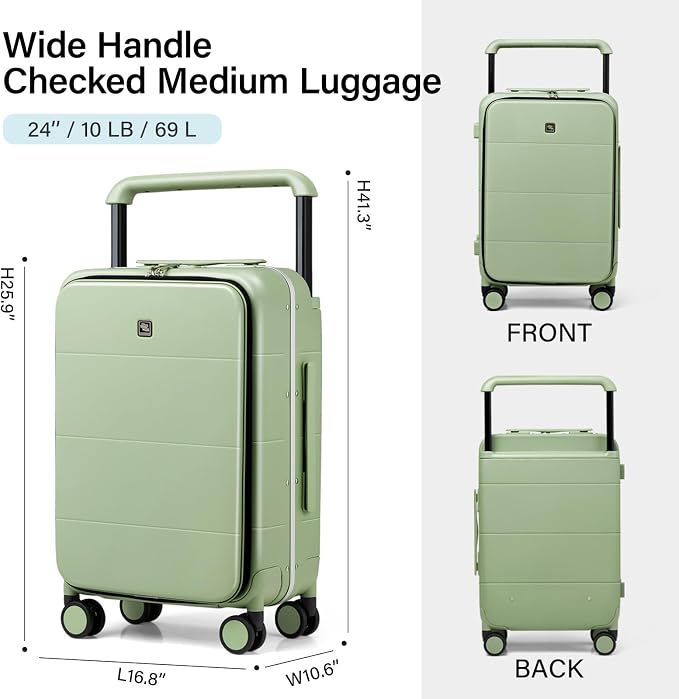 Hanke Top Opening 24 Inch Luggage