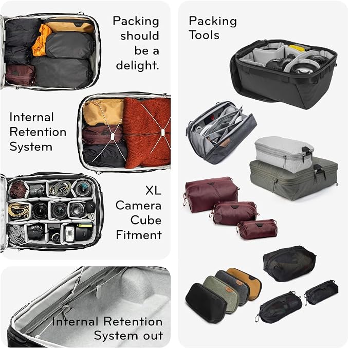Peak Design Roller Pro Carry-On, Expandable Small Suitcase