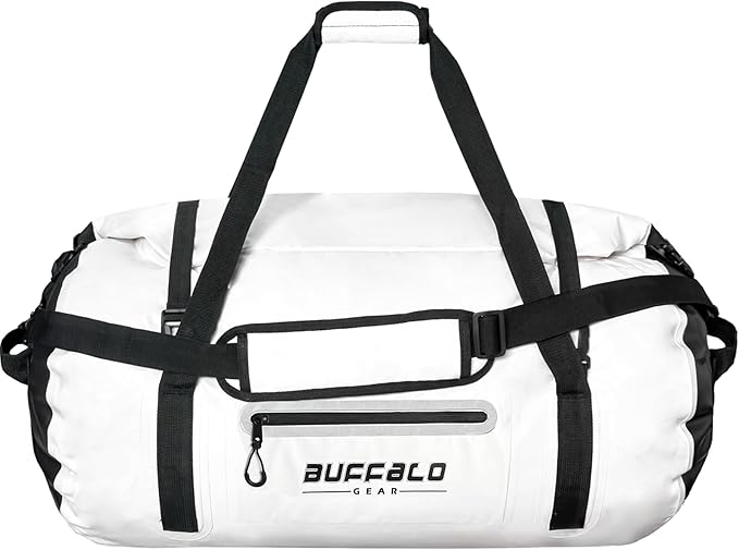 Buffalo Gear Waterproof Duffle Bag 40L 60L 80L Roll-top Dry Bag Heavy Duty