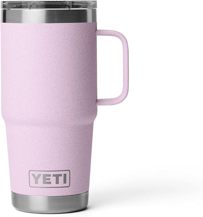 YETI Rambler 20 oz Travel Mug, Stainless Steel, Vacuum Insulated