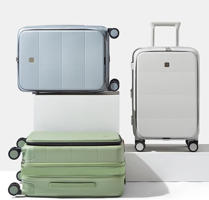Hanke Hardside Expandable Checked Luggage, 24 Inch Top Opening Trunk Luggages