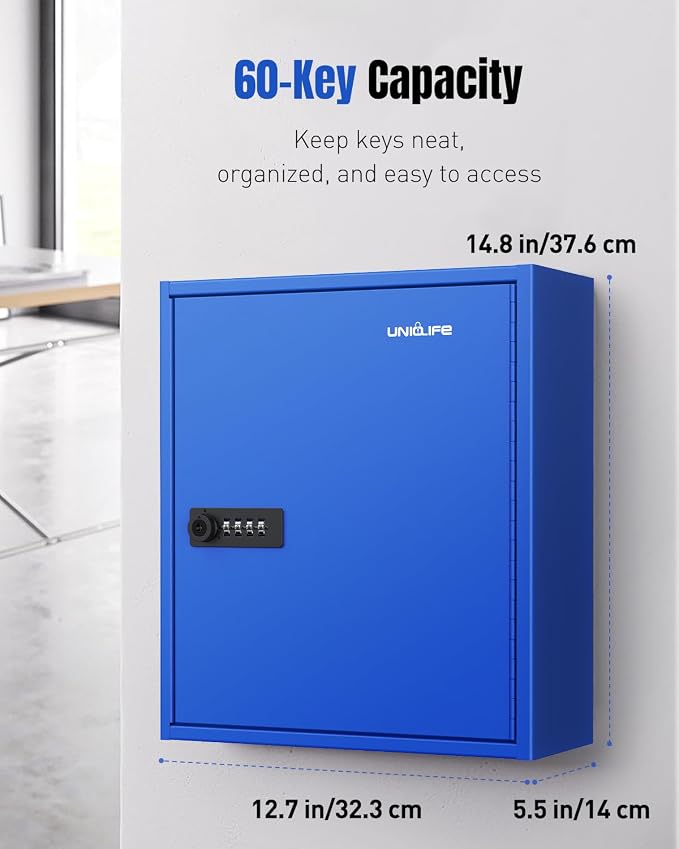 Uniclife 60 Keys Key Lock Box