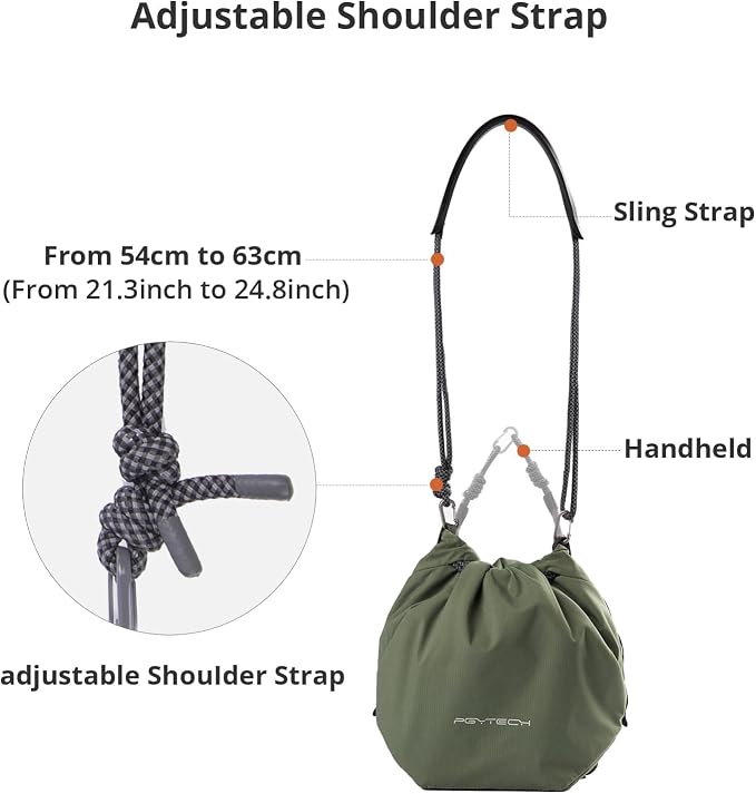 PGYTECH OneGo Drawstring Small Camera Bag, Soft Cute Camera Pouch Handbag
