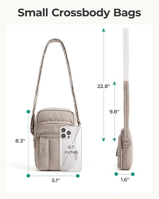 BAGSMART Small Crossbody Bags for Women, Cell Phone Crossbody Purse for Women