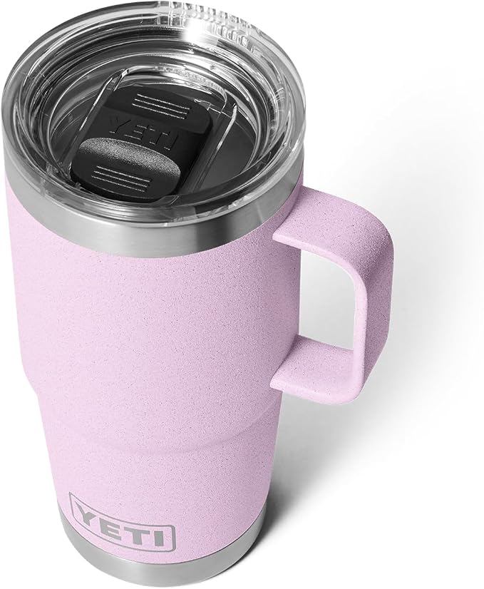 YETI Rambler 20 oz Travel Mug, Stainless Steel, Vacuum Insulated