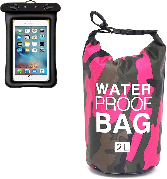 Waterproof Dry Bag 2L/5L/10L/15L/20L/30L, Roll Top Sack Keeps Gear Dry