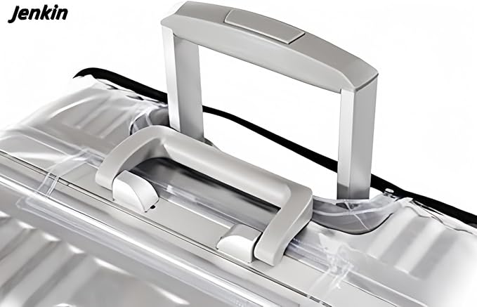 JenKin Luggage Protector Suitcase Cover PVC Waterproof Travel Suitcase Fits