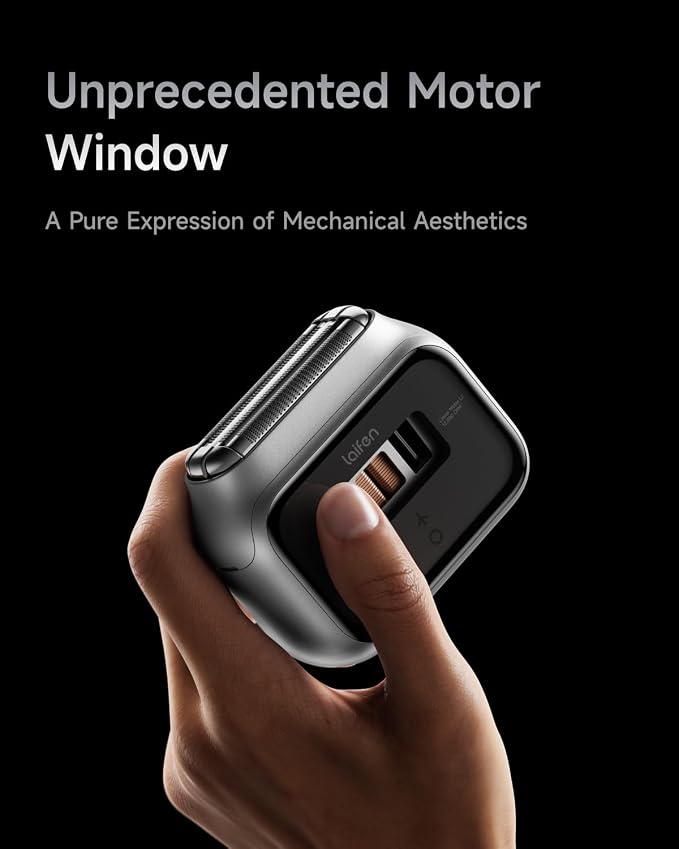 Laifen P3 Pro 3-Blade Electric Shaver, Dual Linear High-Speed Motors 12