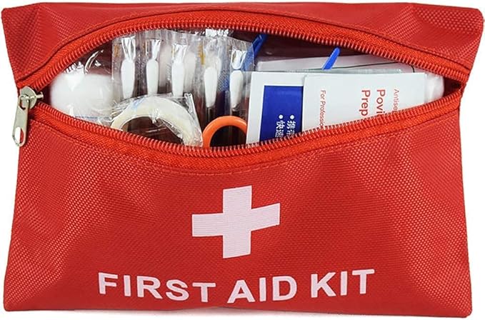 AOUTACC 12 Pack First Aid Kit Empty Bag, Travel Empty First Aid Kit Pouch