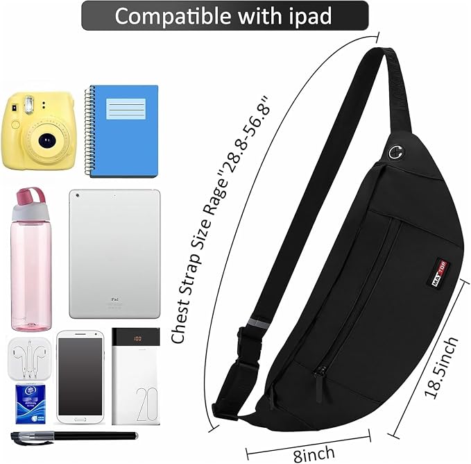 MAXTOP Large Crossbody Fanny Pack