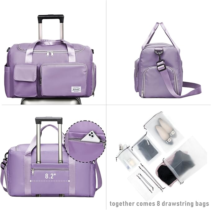 NPBAG Women Travel Duffel, Gym Workout Overnight Bag, Mommy Hospital Bag