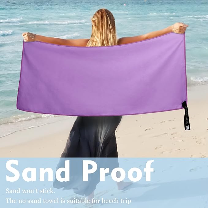 Microfiber Travel Towel, Soft Lightweight Quick Dry Towel, Super Absorbent