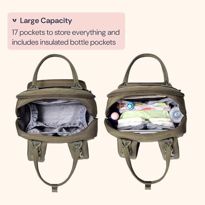 BabbleRoo Diaper Bag Backpack