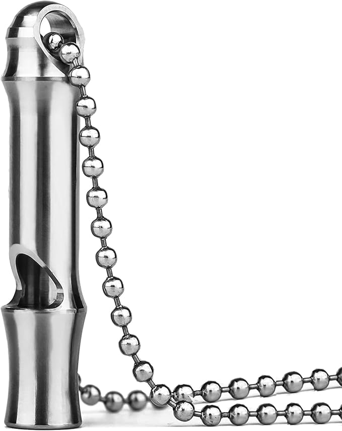 Emergency Whistle, Titanium Whistle EDC Safety Whistle