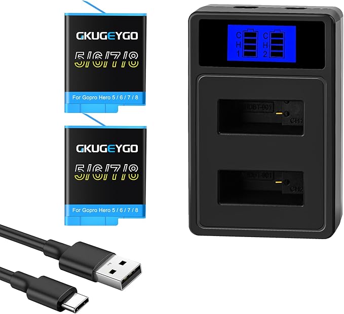 Rechargeable Battery Charger Kit Compatible