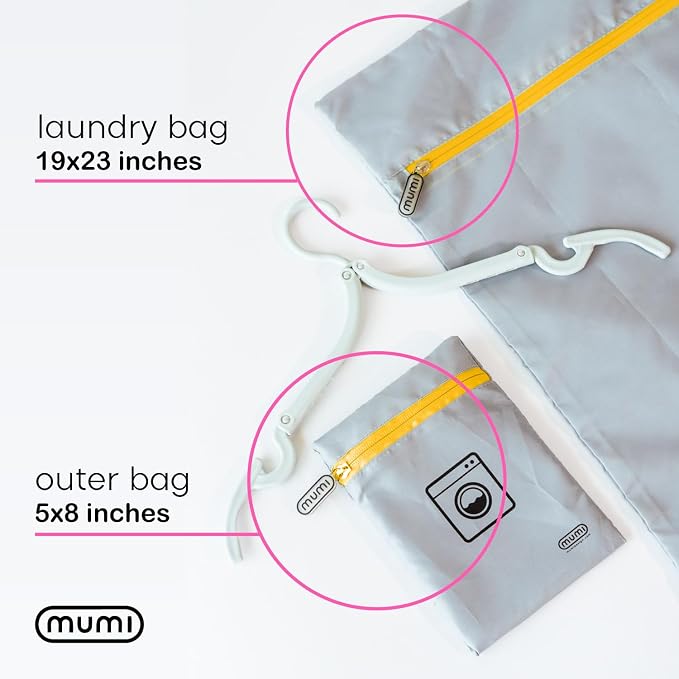 MUMI Travel Laundry Bag – Moisture & Smell-Proof Wash Bag