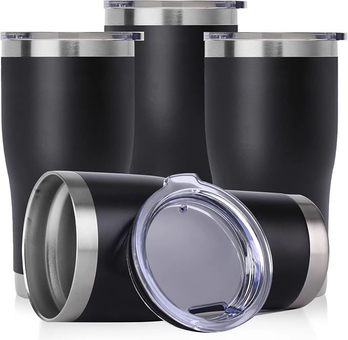 DOMICARE 20oz Tumbler with Lid Stainless Steel Tumblers Bulk, Double Wall