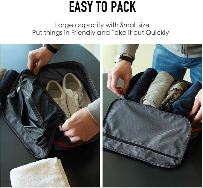 Bee Nesting Waterproof Compression Packing Cubes, Travel Packing organizers