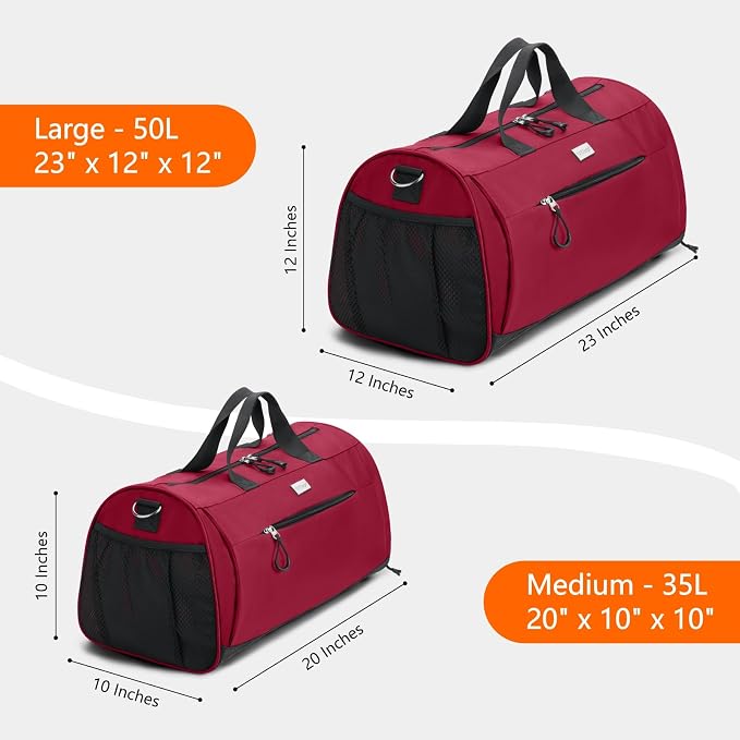 TOPDesign Gym Bag for Women & Men, Unisex Duffel Bag