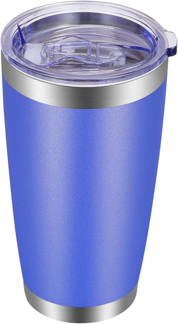 VEGOND 20oz Tumbler with Lid and Straw Stainless Steel Tumbler Cup Vacuum