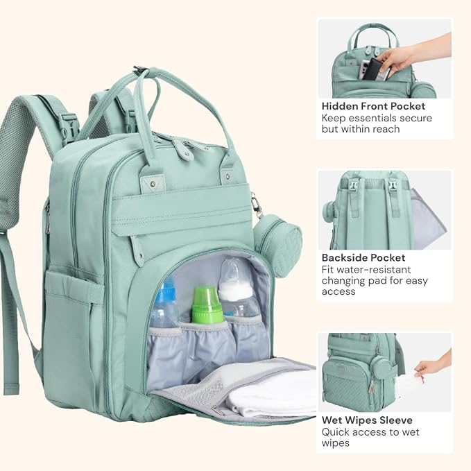BabbleRoo Diaper Bag Backpack