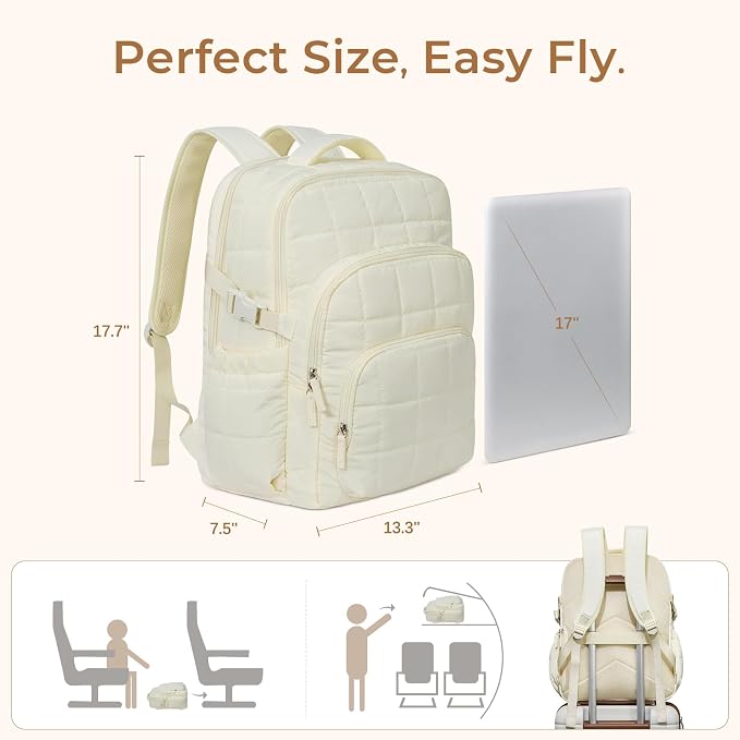 CLUCI Wrinkle-Resistant Laptop Backpack