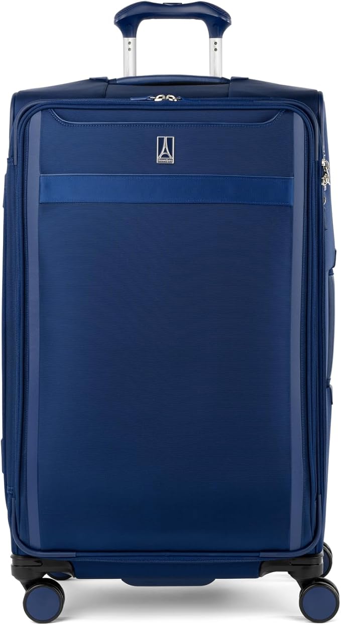 Travelpro VersaPack+ Lightweight Softside Expandable Checked Luggage, 8 Spinner