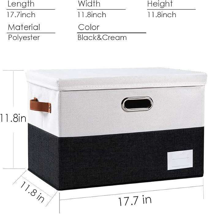 PRANDOM Foldable Storage Bins