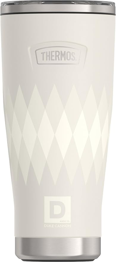 THERMOS, Stainless Steel Tumbler with Slide Lock, 18 Ounce, Argyle