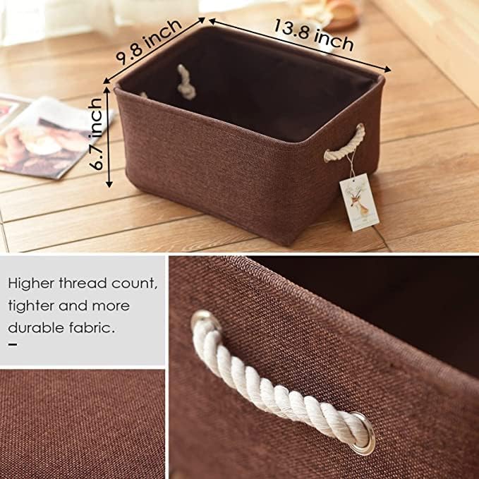TheWarmHome Fabric Storage Basket