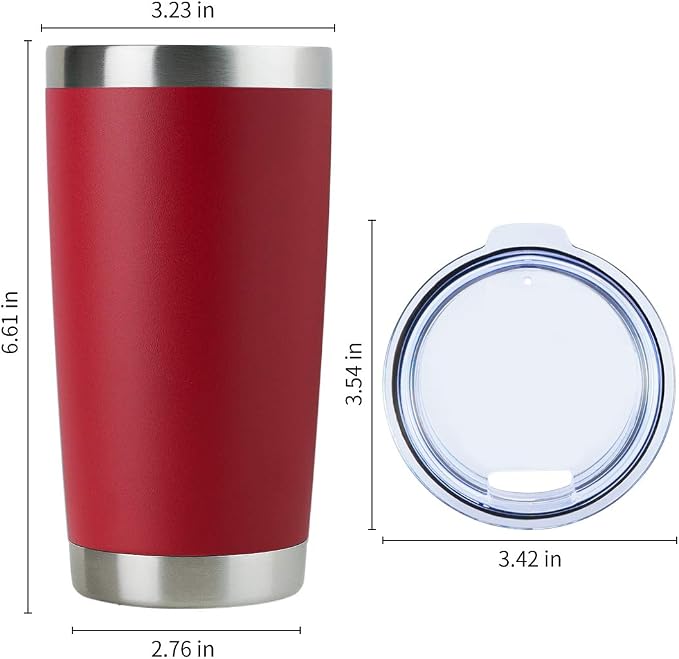 DOMICARE 20oz Stainless Steel Tumbler Bulk