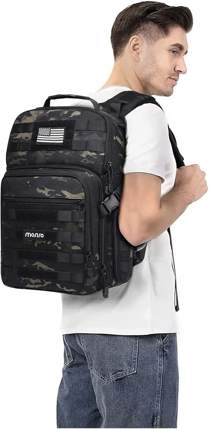 MOSISO Camera Backpack, DSLR/SLR/Mirrorless Photography Tactical Camera Bag Case