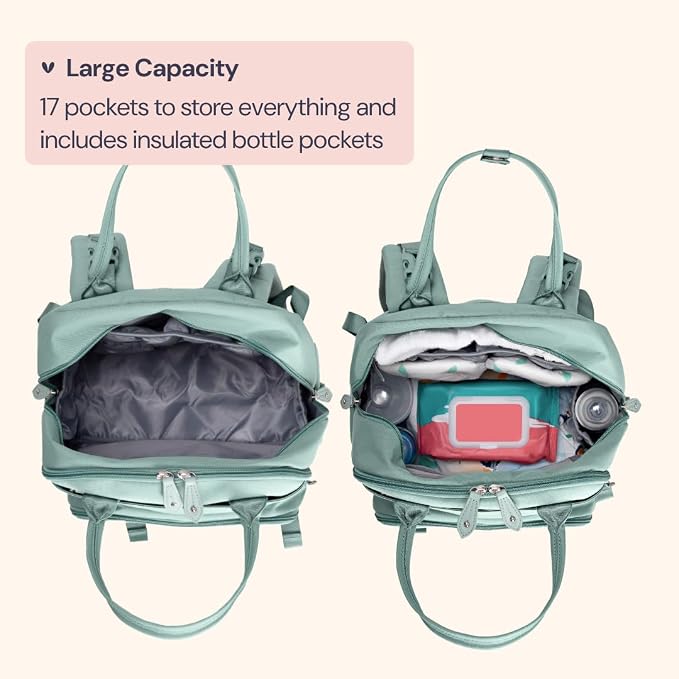 BabbleRoo Diaper Bag Backpack